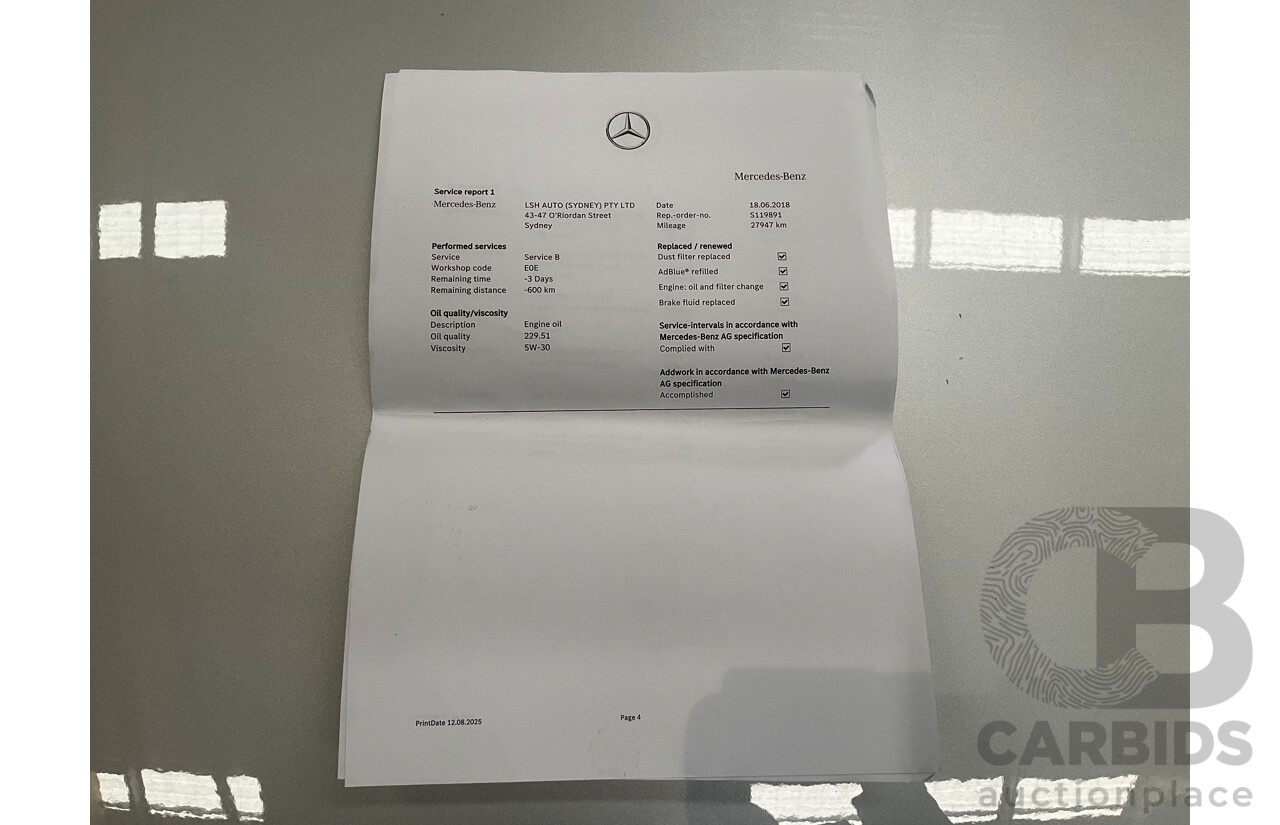 07/2016 Mercedes-Benz GLE 350d (AWD) 166 4D Wagon Iridium Silver Metallic Turbo Diesel V6 3.0L