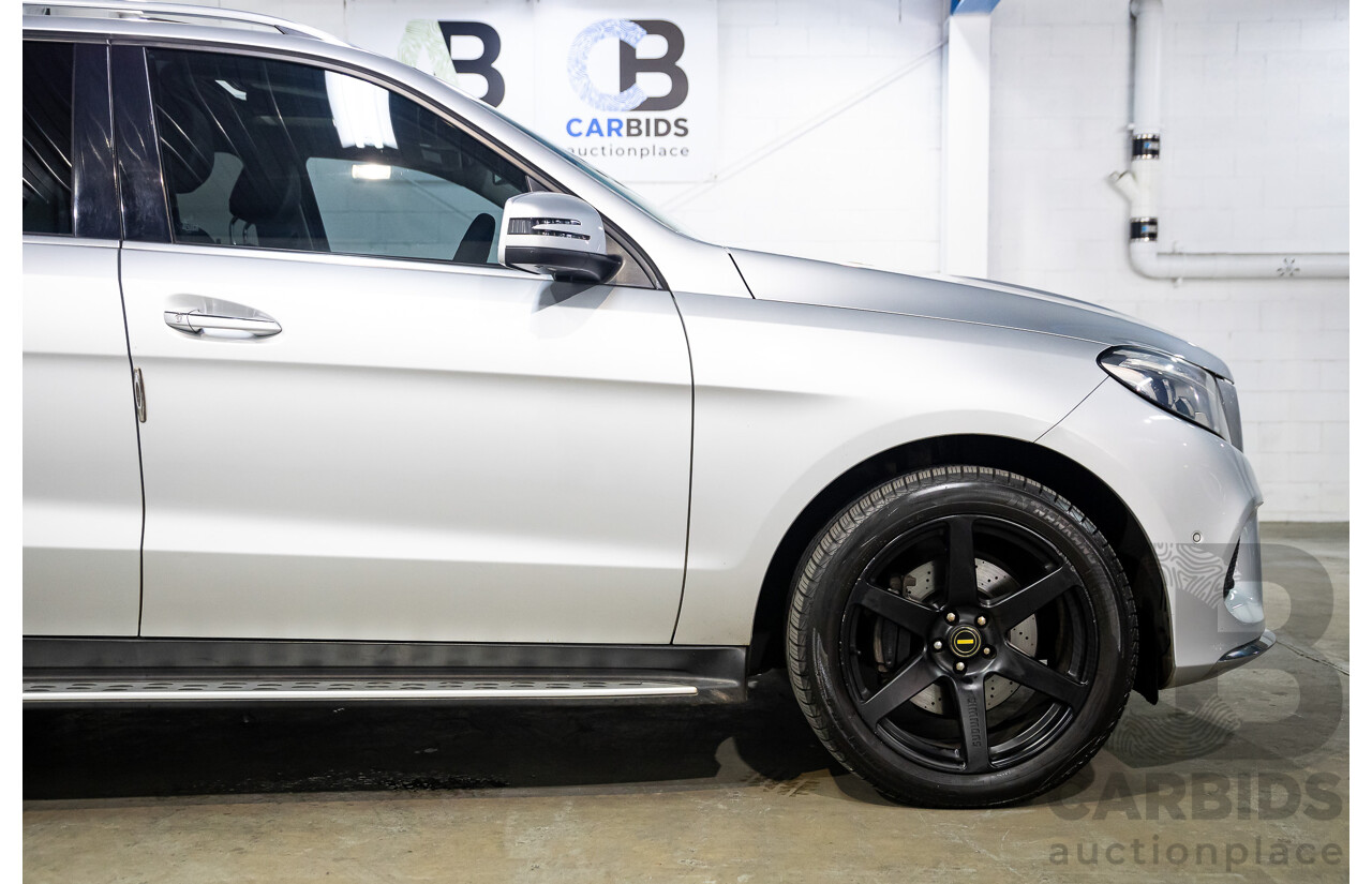 07/2016 Mercedes-Benz GLE 350d (AWD) 166 4D Wagon Iridium Silver Metallic Turbo Diesel V6 3.0L