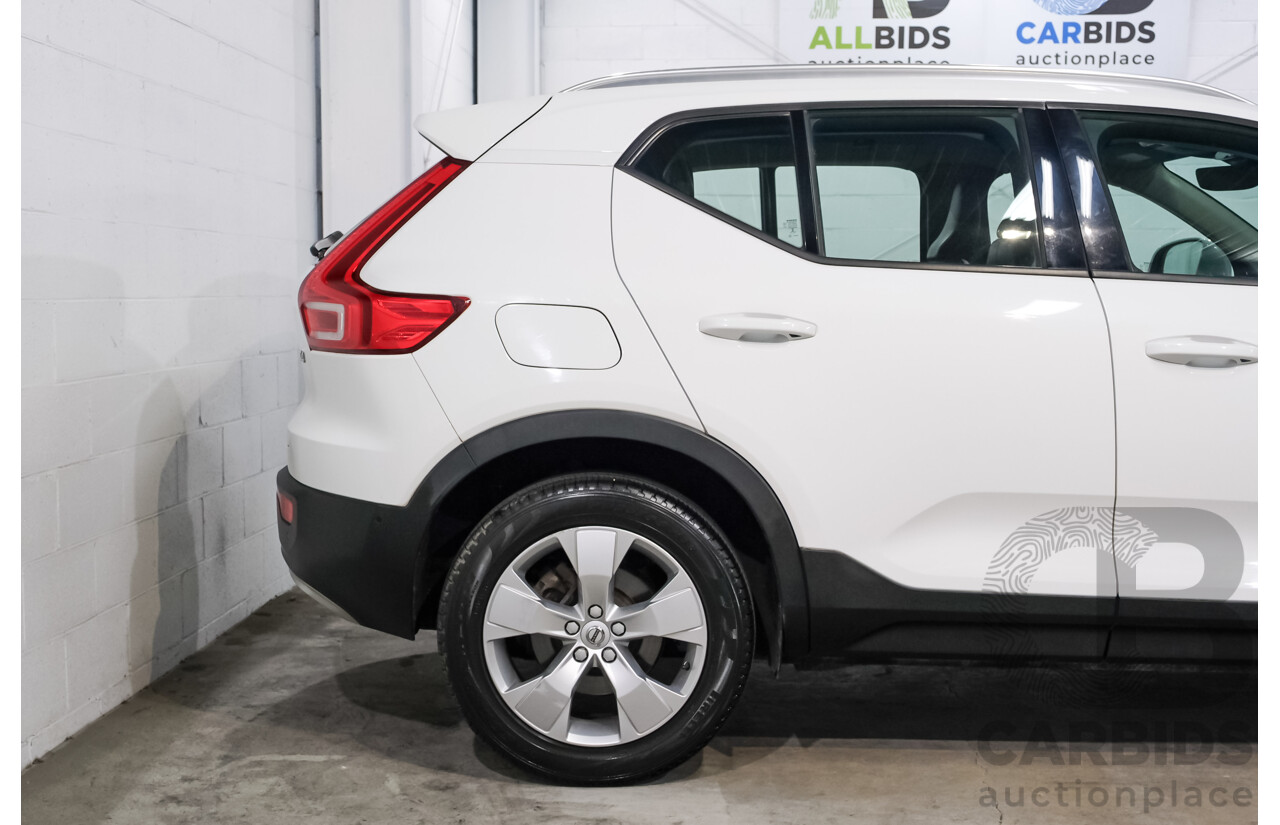 07/2018 Volvo XC40 T4 Momentum 536 MY19 4d Wagon White Turbo 2.0L