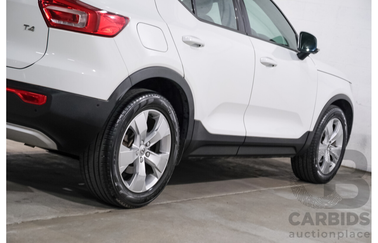 07/2018 Volvo XC40 T4 Momentum 536 MY19 4d Wagon White Turbo 2.0L