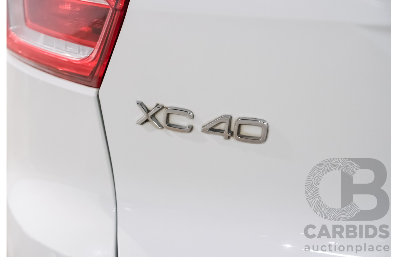 07/2018 Volvo XC40 T4 Momentum 536 MY19 4d Wagon White Turbo 2.0L