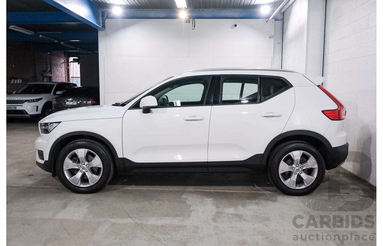 07/2018 Volvo XC40 T4 Momentum 536 MY19 4d Wagon White Turbo 2.0L