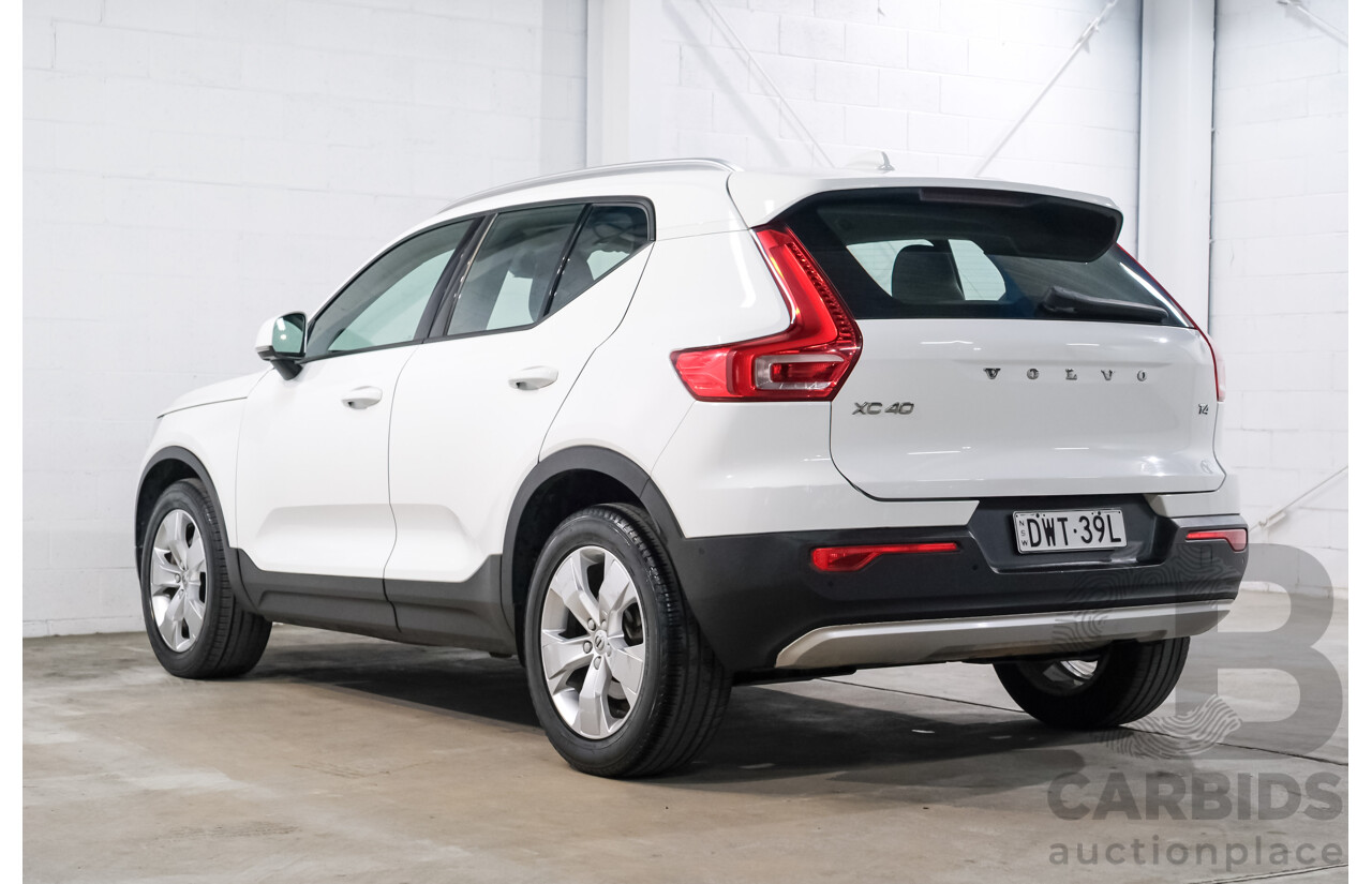 07/2018 Volvo XC40 T4 Momentum 536 MY19 4d Wagon White Turbo 2.0L