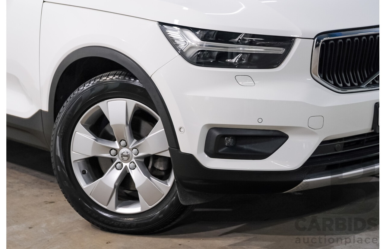 07/2018 Volvo XC40 T4 Momentum 536 MY19 4d Wagon White Turbo 2.0L