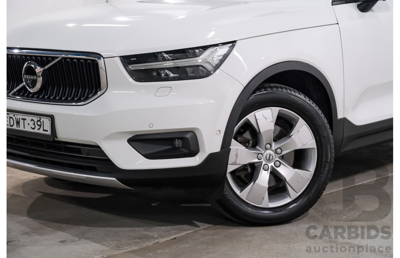 07/2018 Volvo XC40 T4 Momentum 536 MY19 4d Wagon White Turbo 2.0L