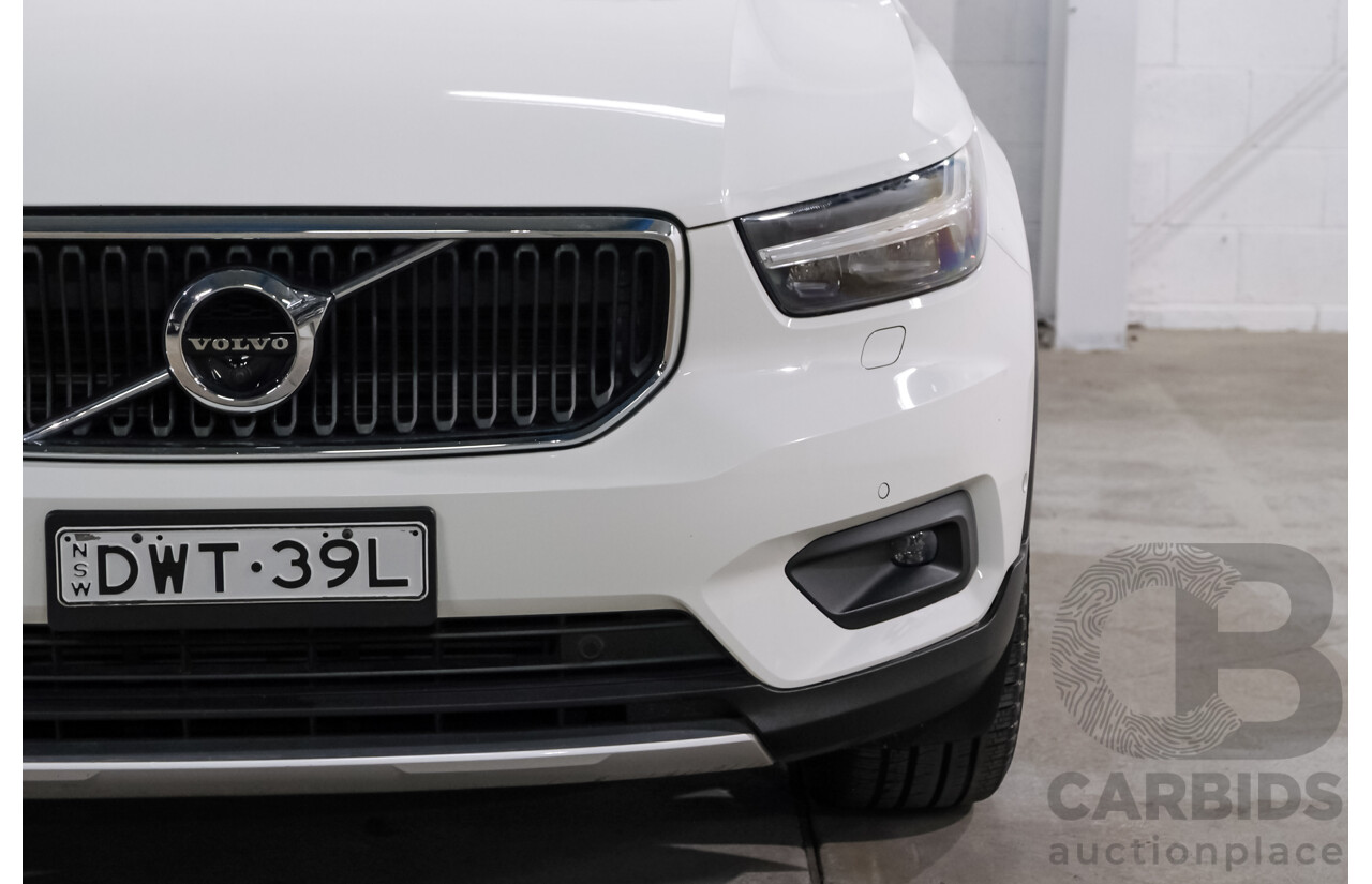 07/2018 Volvo XC40 T4 Momentum 536 MY19 4d Wagon White Turbo 2.0L