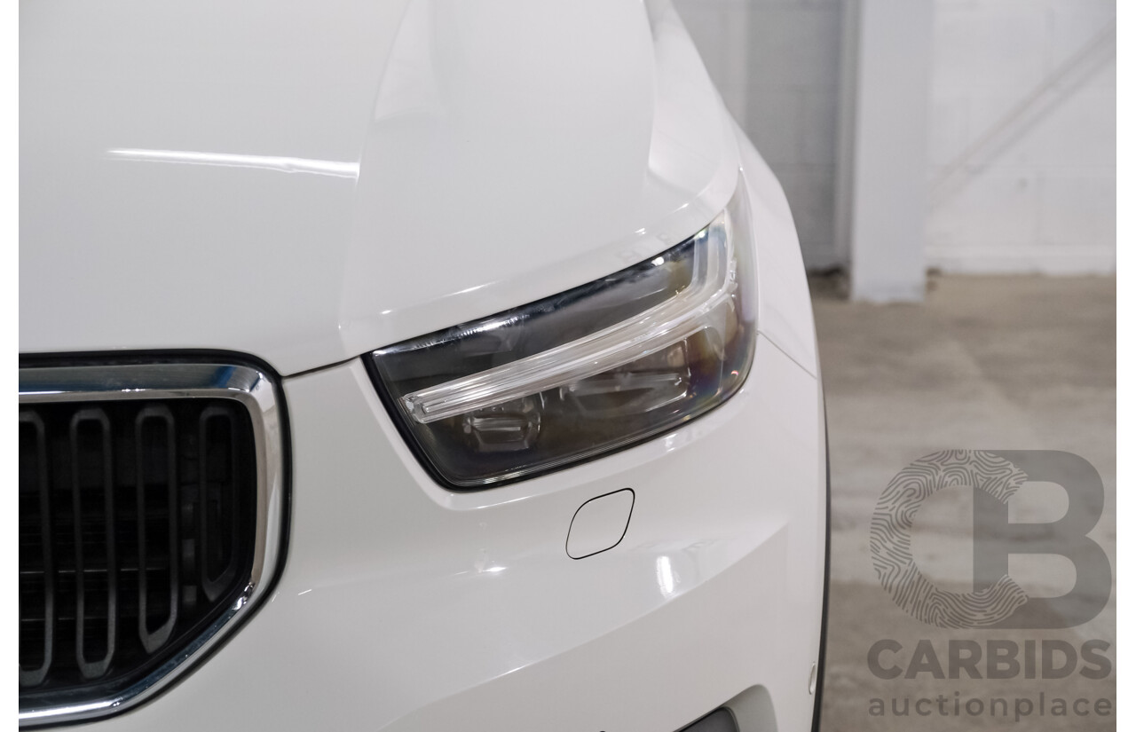 07/2018 Volvo XC40 T4 Momentum 536 MY19 4d Wagon White Turbo 2.0L