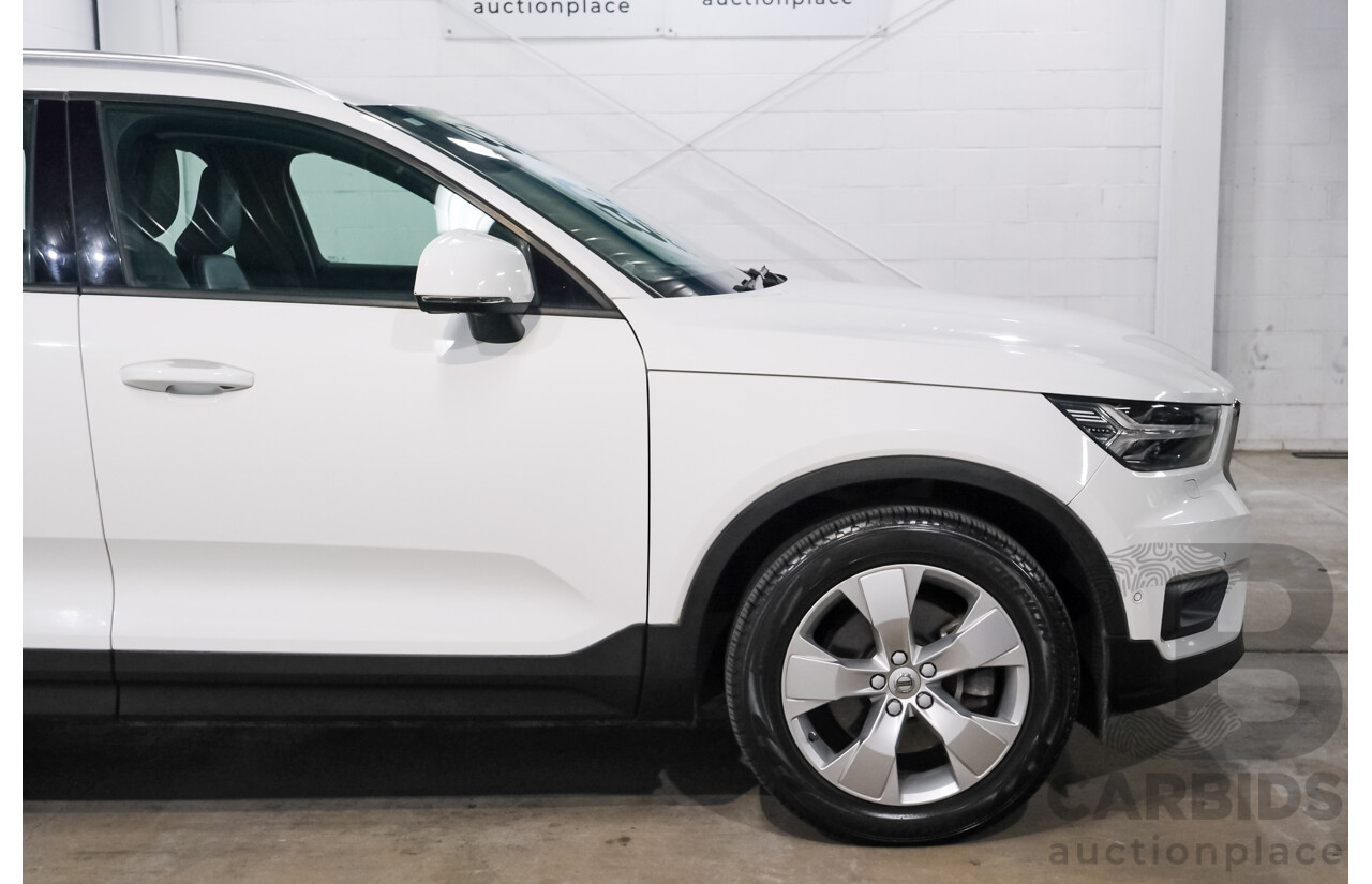 07/2018 Volvo XC40 T4 Momentum 536 MY19 4d Wagon White Turbo 2.0L