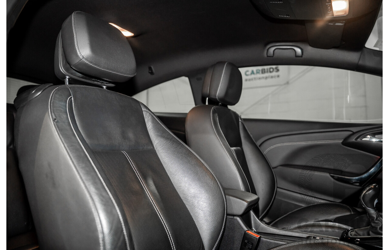 02/2016 Holden Astra GTC Sport (FWD) PJ MY16 3d Hatchback Carbon Flash Black Metallic Turbo 1.6L