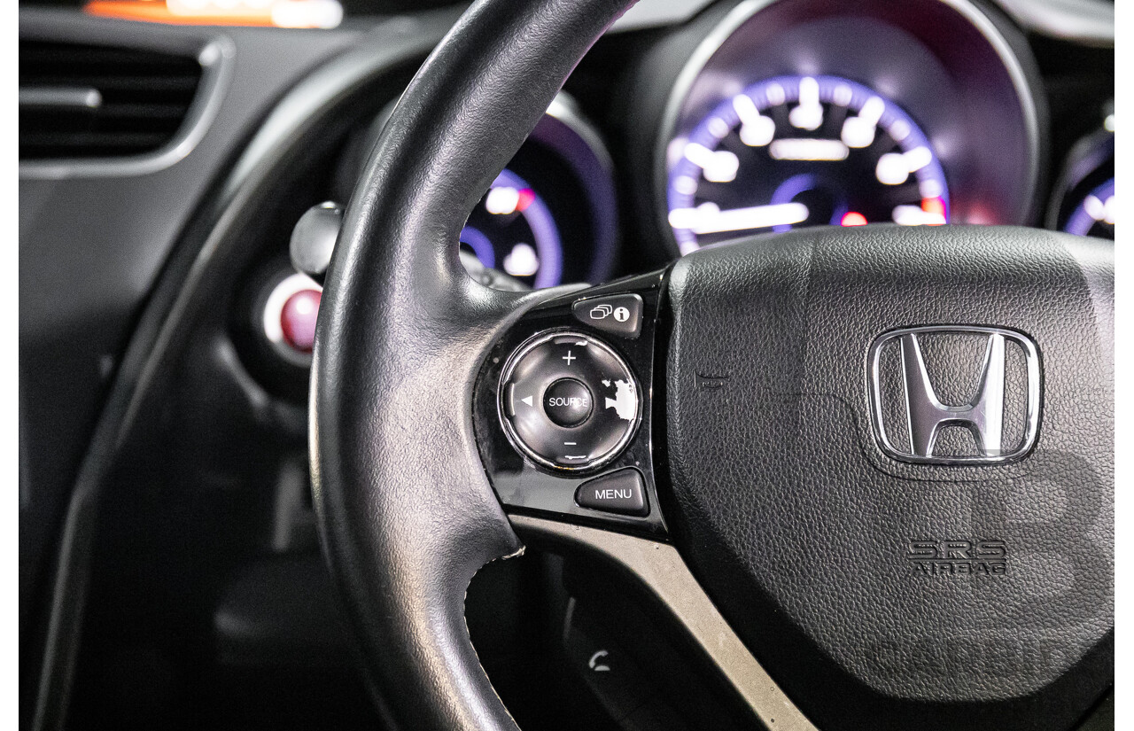 2/2014 Honda Civic Vti-S FK MY14 5d Hatchback Alabaster Silver 1.8L