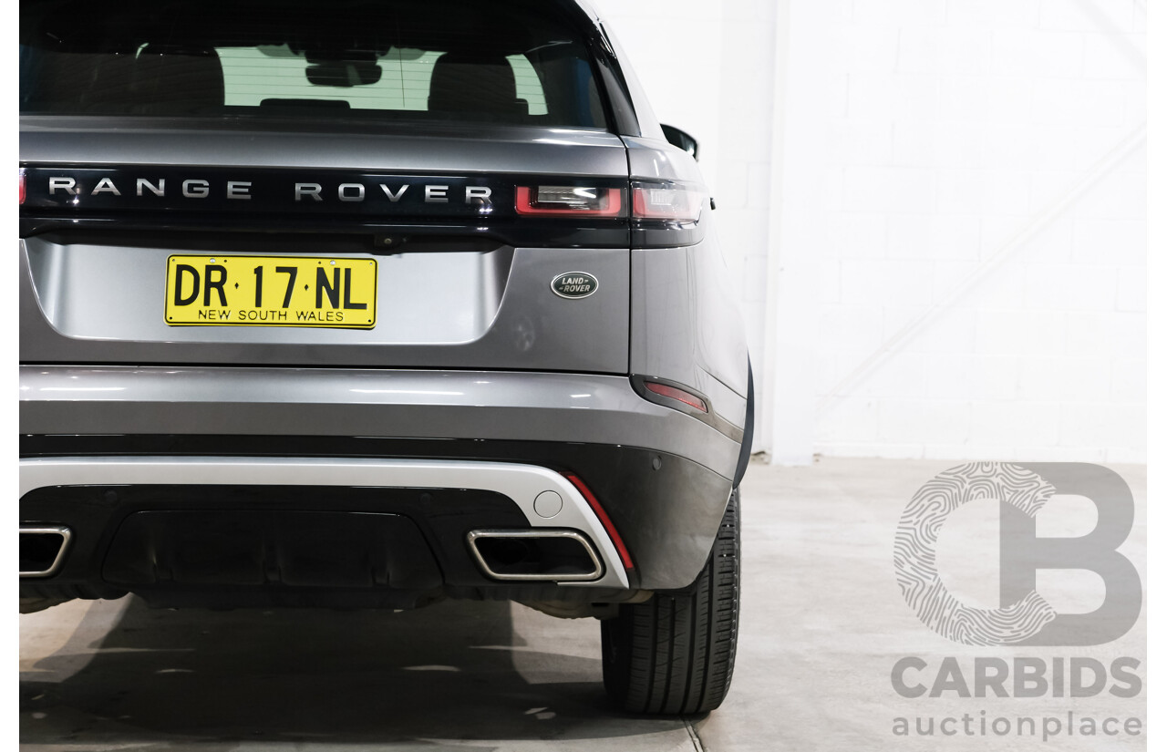 09/2017 Land Rover Range Rover Velar D300 R-Dynamic S (AWD) MY18 4d Wagon Ammonite Grey Turbo Diesel V6 3.0L