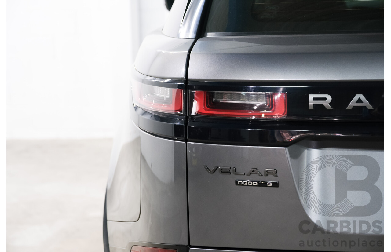 09/2017 Land Rover Range Rover Velar D300 R-Dynamic S (AWD) MY18 4d Wagon Ammonite Grey Turbo Diesel V6 3.0L