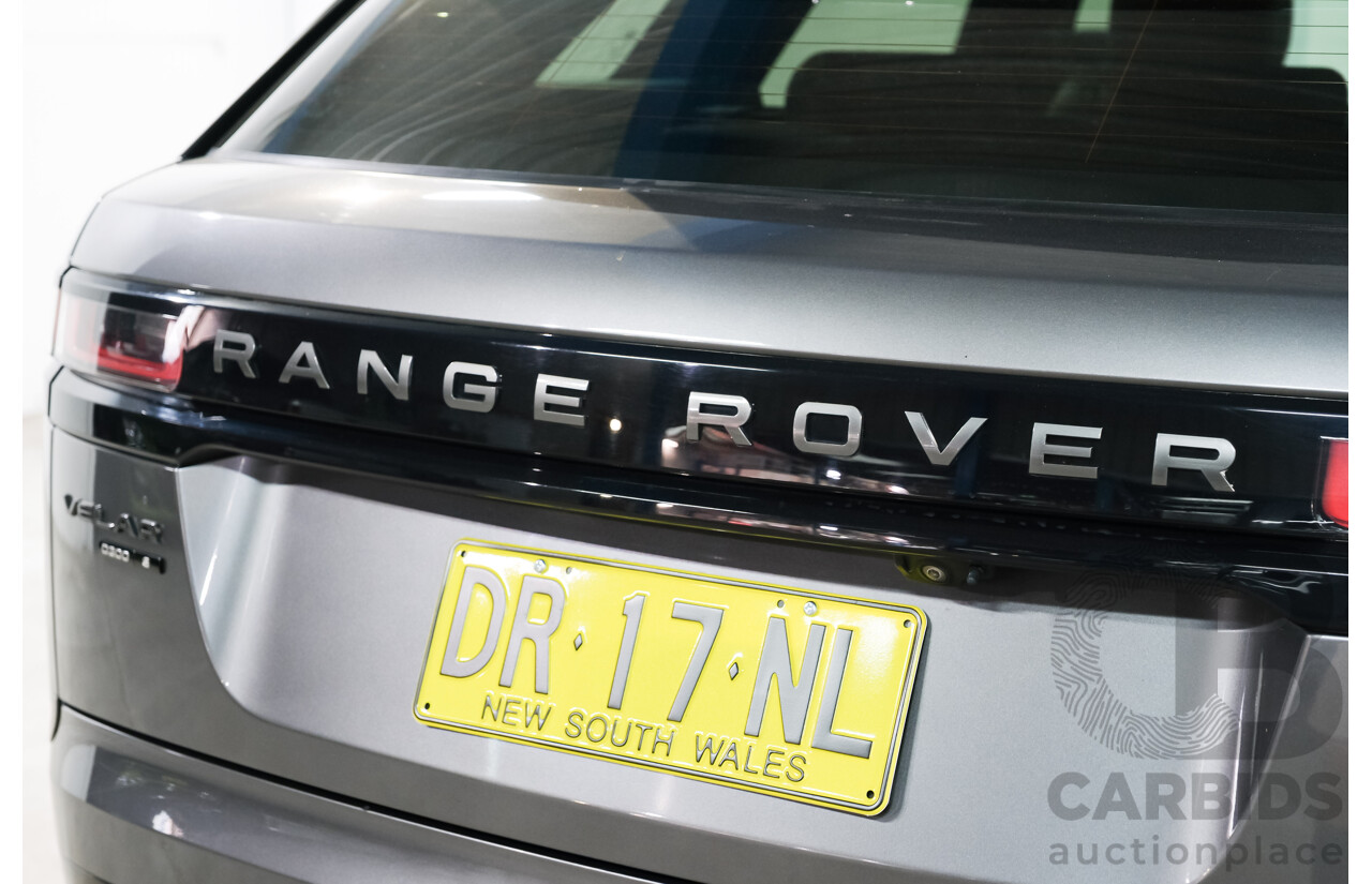 09/2017 Land Rover Range Rover Velar D300 R-Dynamic S (AWD) MY18 4d Wagon Ammonite Grey Turbo Diesel V6 3.0L