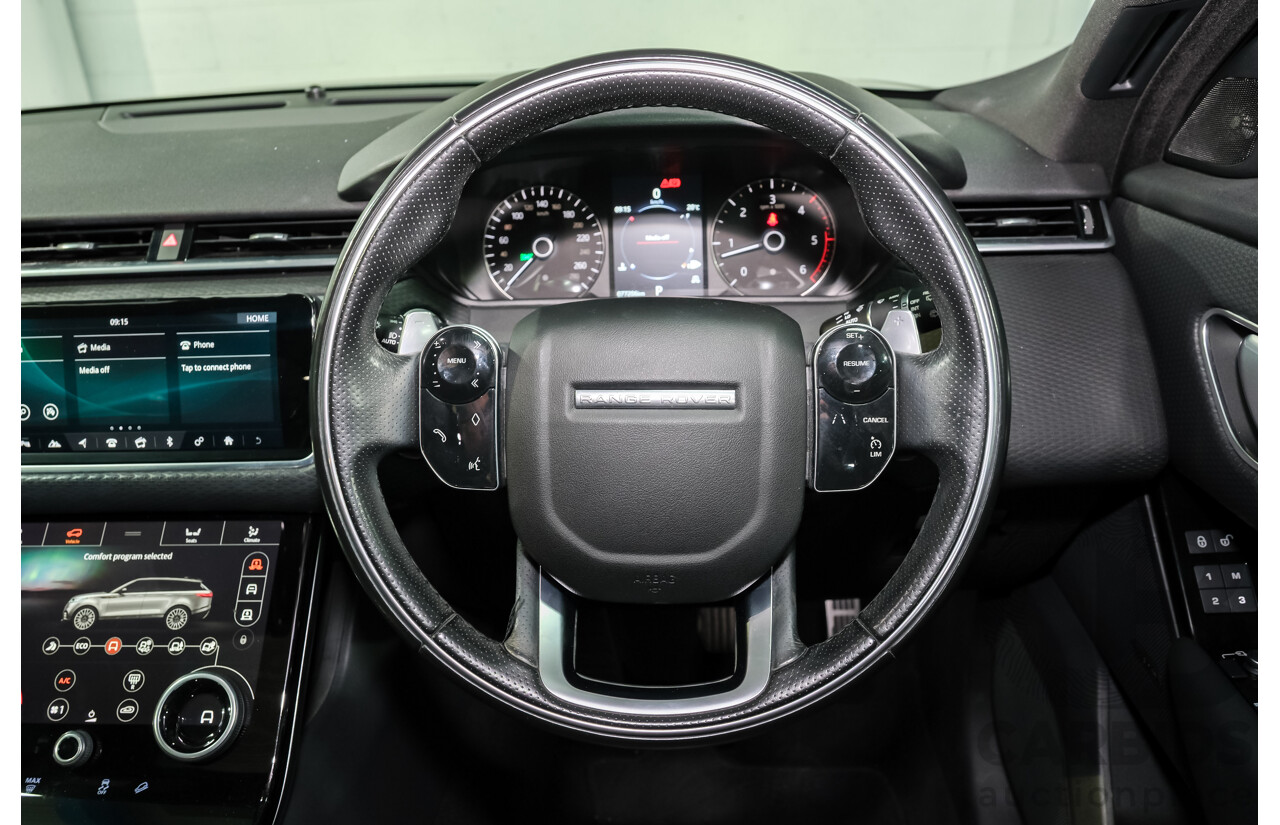 09/2017 Land Rover Range Rover Velar D300 R-Dynamic S (AWD) MY18 4d Wagon Ammonite Grey Turbo Diesel V6 3.0L