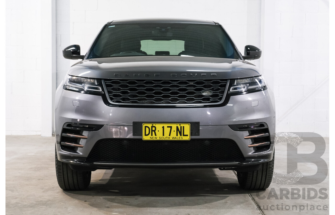09/2017 Land Rover Range Rover Velar D300 R-Dynamic S (AWD) MY18 4d Wagon Ammonite Grey Turbo Diesel V6 3.0L