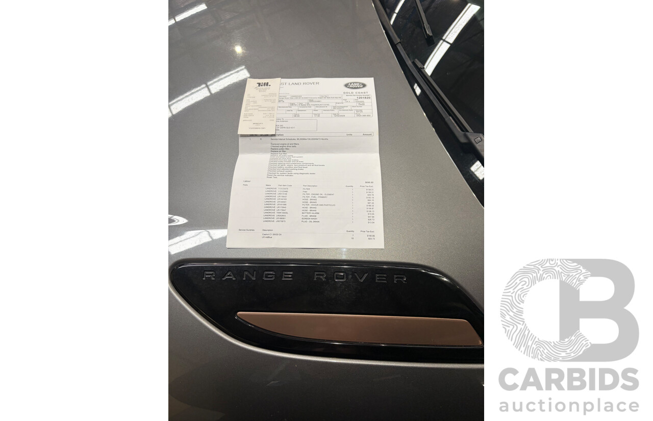 09/2017 Land Rover Range Rover Velar D300 R-Dynamic S (AWD) MY18 4d Wagon Ammonite Grey Turbo Diesel V6 3.0L