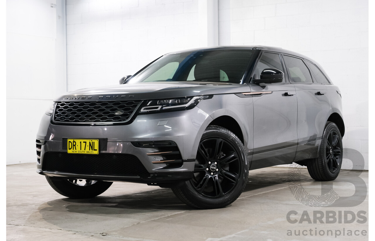 09/2017 Land Rover Range Rover Velar D300 R-Dynamic S (AWD) MY18 4d Wagon Ammonite Grey Turbo Diesel V6 3.0L