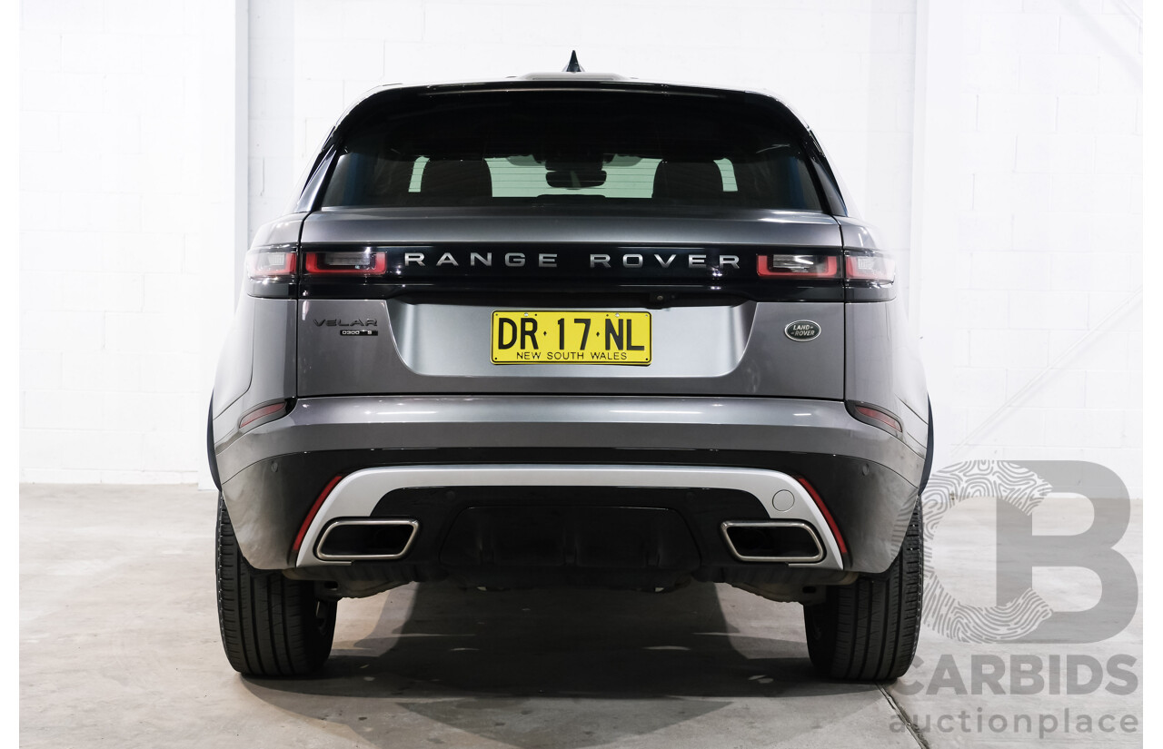 09/2017 Land Rover Range Rover Velar D300 R-Dynamic S (AWD) MY18 4d Wagon Ammonite Grey Turbo Diesel V6 3.0L