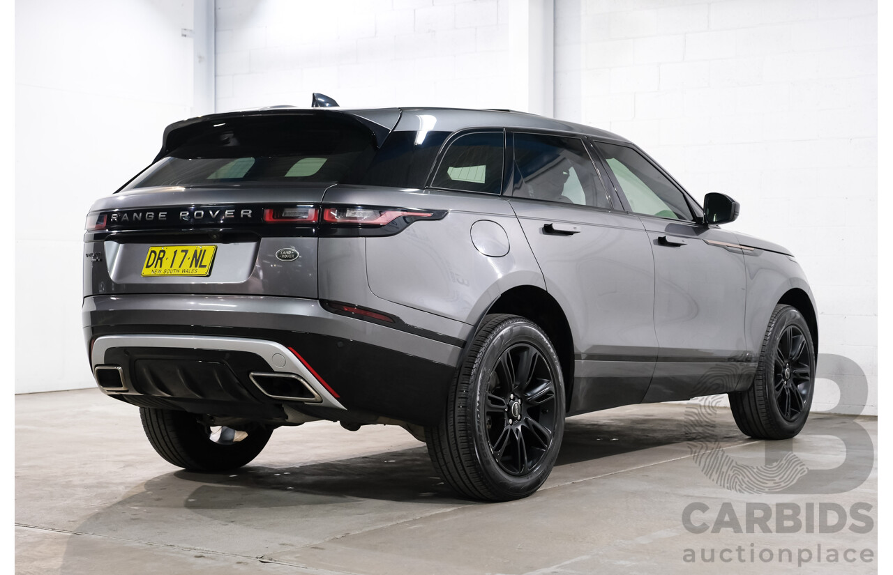09/2017 Land Rover Range Rover Velar D300 R-Dynamic S (AWD) MY18 4d Wagon Ammonite Grey Turbo Diesel V6 3.0L