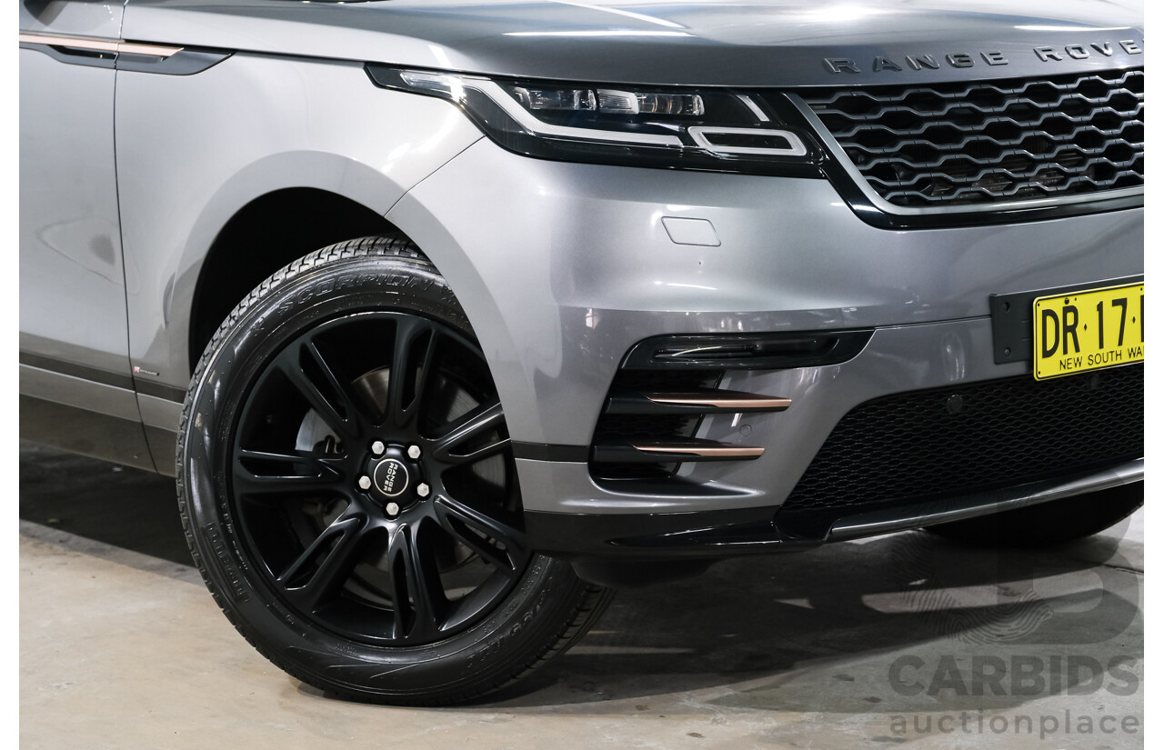 09/2017 Land Rover Range Rover Velar D300 R-Dynamic S (AWD) MY18 4d Wagon Ammonite Grey Turbo Diesel V6 3.0L