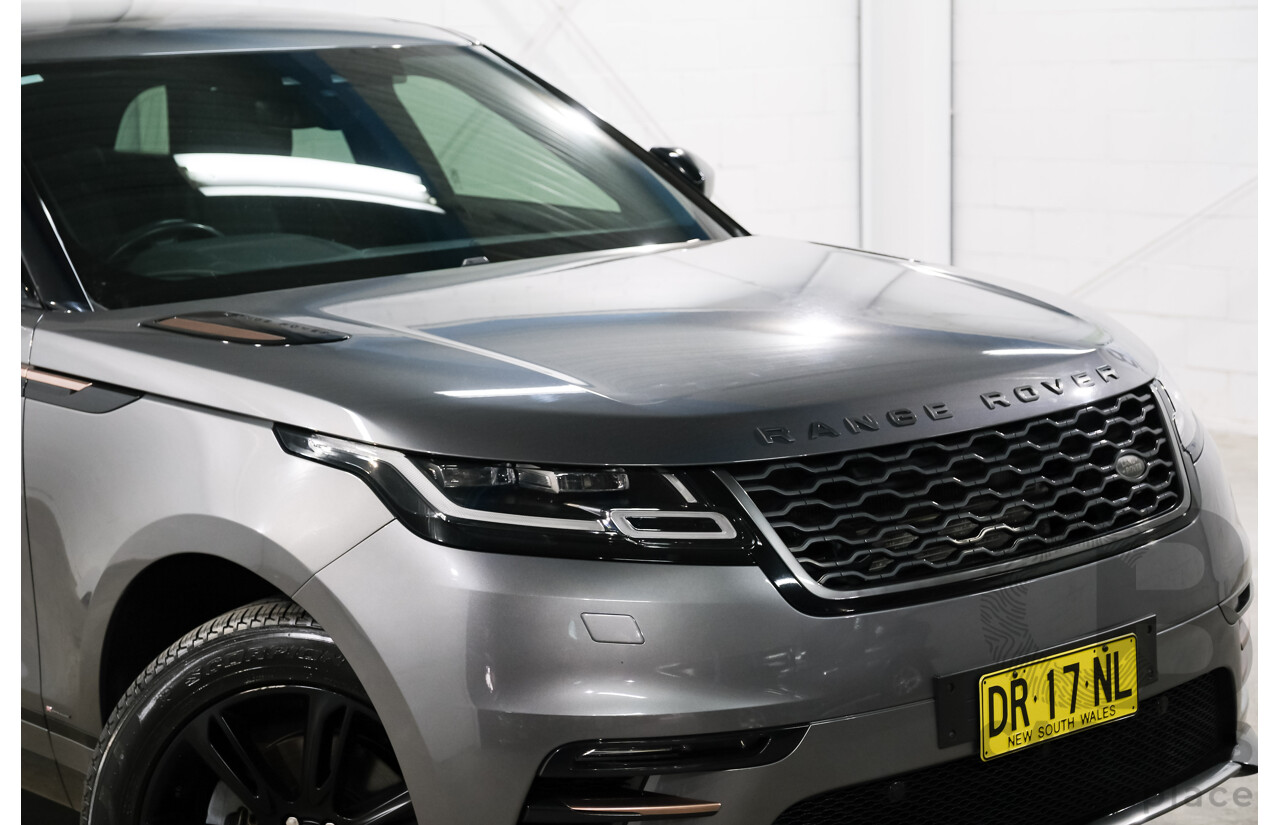 09/2017 Land Rover Range Rover Velar D300 R-Dynamic S (AWD) MY18 4d Wagon Ammonite Grey Turbo Diesel V6 3.0L