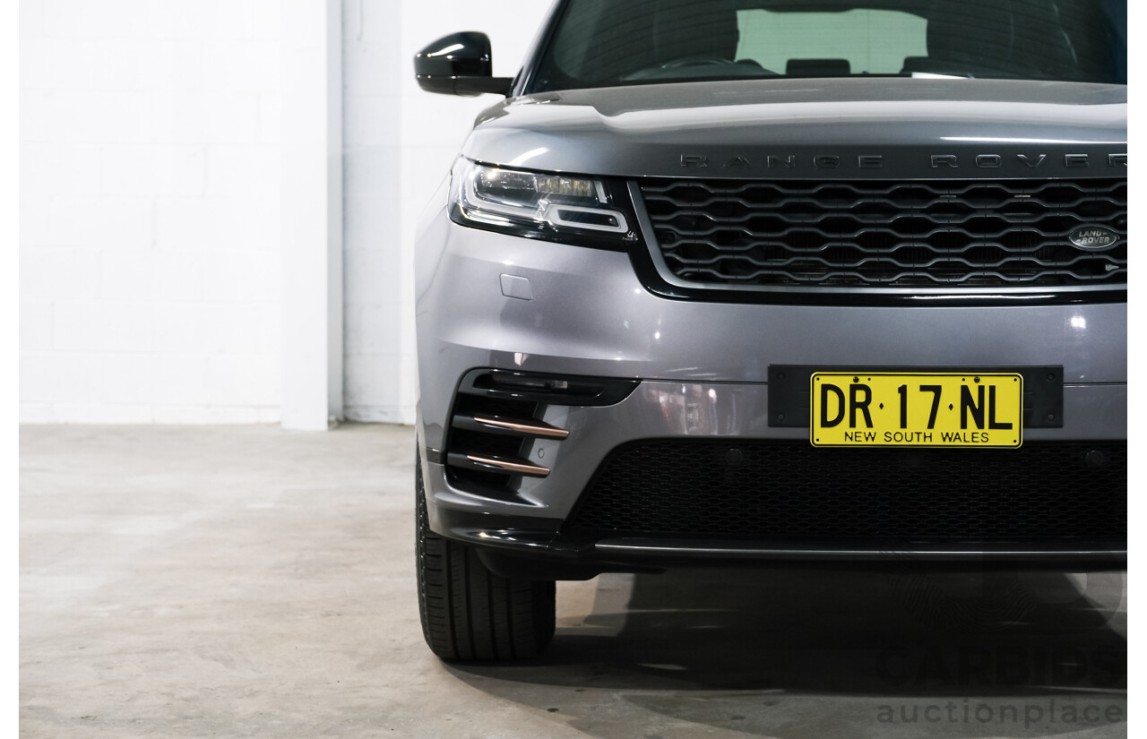 09/2017 Land Rover Range Rover Velar D300 R-Dynamic S (AWD) MY18 4d Wagon Ammonite Grey Turbo Diesel V6 3.0L