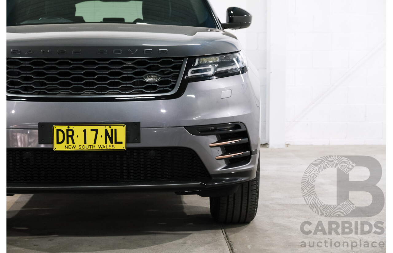 09/2017 Land Rover Range Rover Velar D300 R-Dynamic S (AWD) MY18 4d Wagon Ammonite Grey Turbo Diesel V6 3.0L