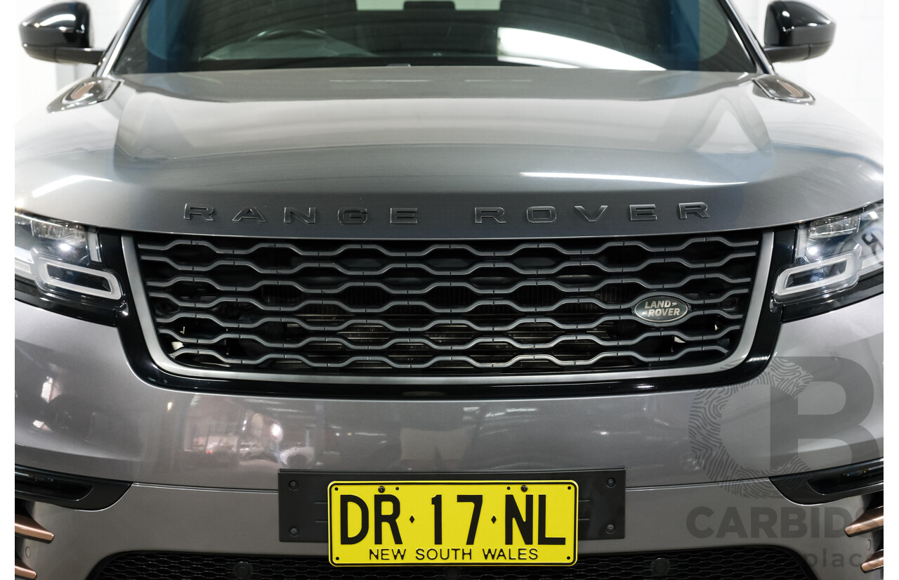 09/2017 Land Rover Range Rover Velar D300 R-Dynamic S (AWD) MY18 4d Wagon Ammonite Grey Turbo Diesel V6 3.0L