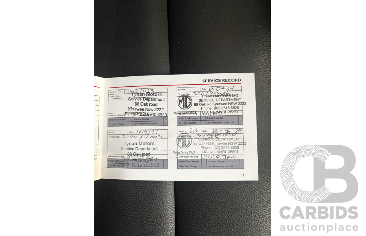 10/2022 MG ZS Excite (FWD) AZS1 MY22 4d Wagon Dover White Turbo 1.5L