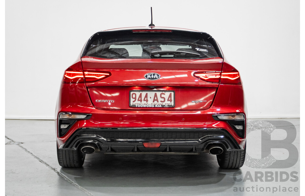 12/2020 Kia Cerato GT BD MY21 5d Hatchback Runaway Red Pearl Turbo 1.6L