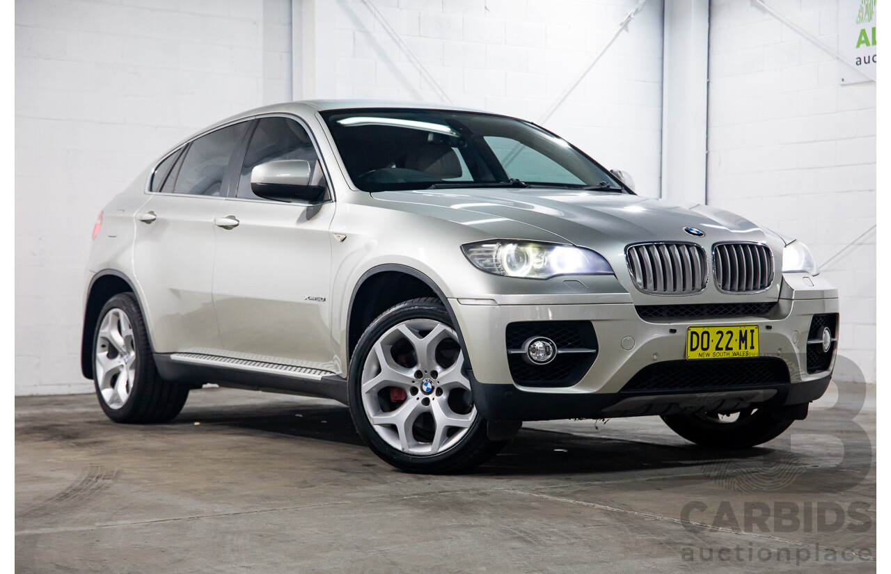 5/2009 BMW X6 X-Drive 50i E71 (AWD) 4d Coupe Mineral Silver Metallic Twin Turbo V8 4.4L