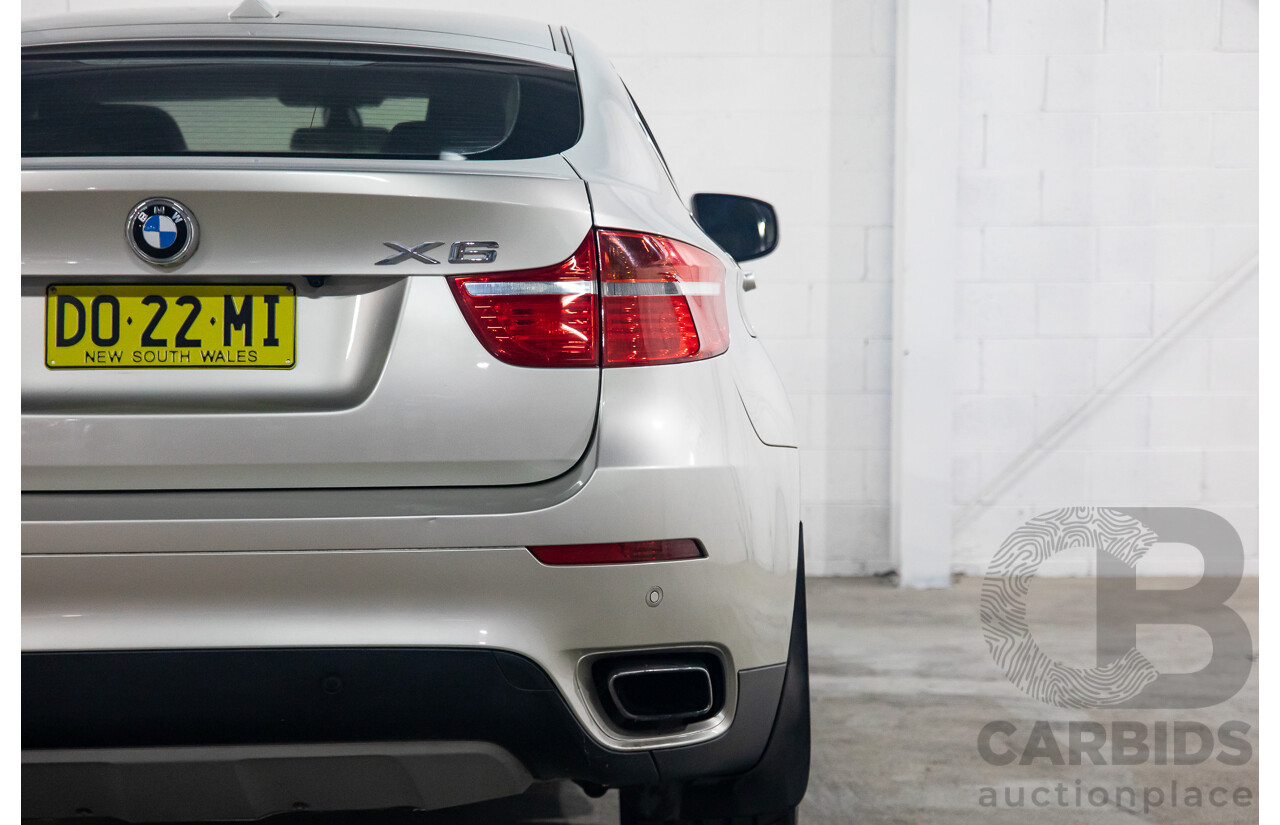 5/2009 BMW X6 X-Drive 50i E71 (AWD) 4d Coupe Mineral Silver Metallic Twin Turbo V8 4.4L