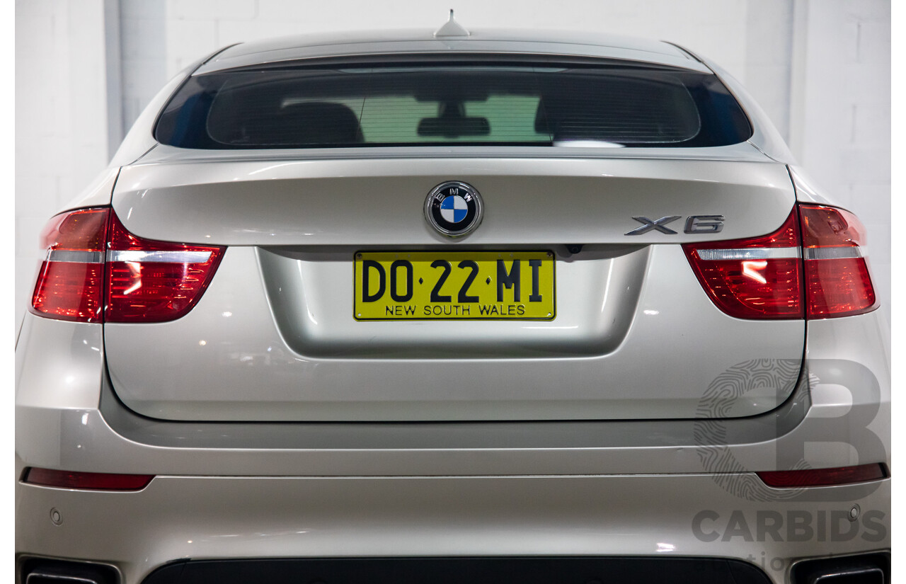 5/2009 BMW X6 X-Drive 50i E71 (AWD) 4d Coupe Mineral Silver Metallic Twin Turbo V8 4.4L