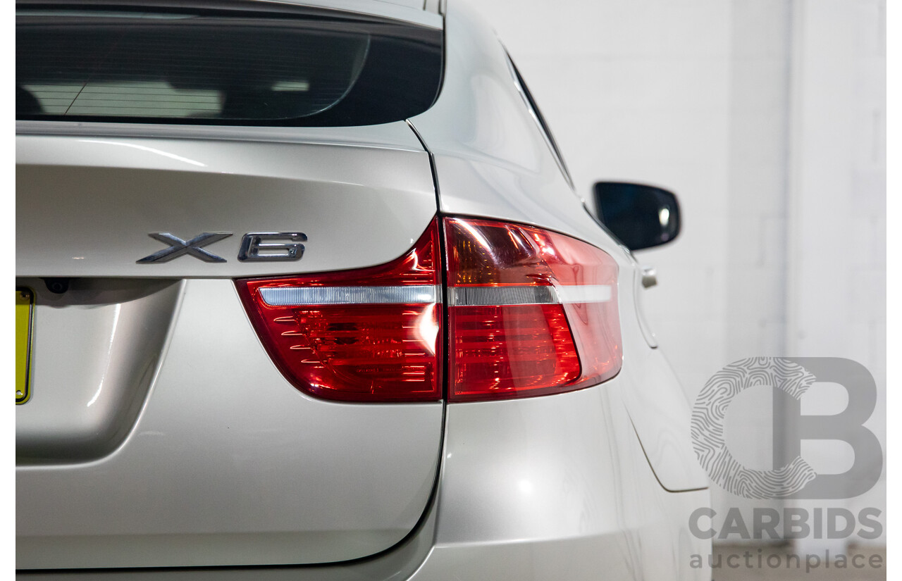 5/2009 BMW X6 X-Drive 50i E71 (AWD) 4d Coupe Mineral Silver Metallic Twin Turbo V8 4.4L