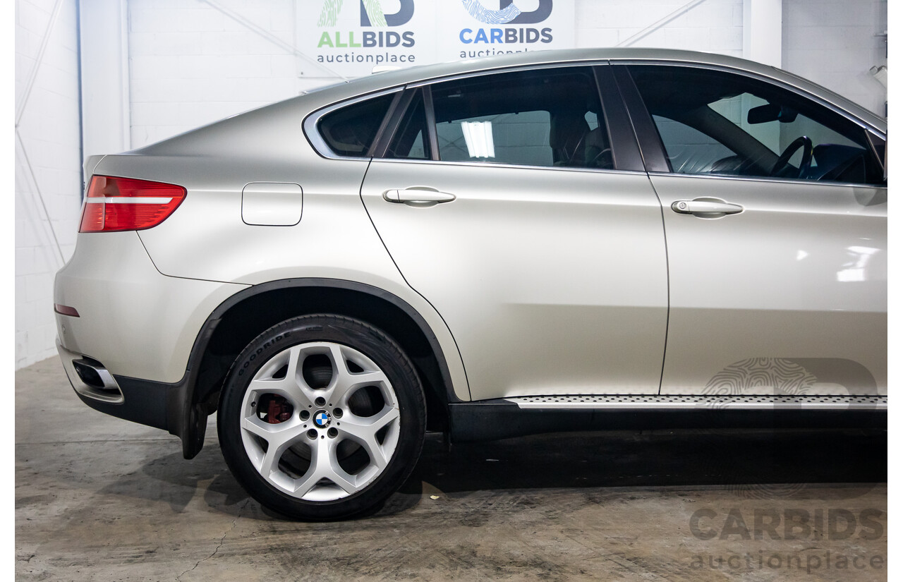 5/2009 BMW X6 X-Drive 50i E71 (AWD) 4d Coupe Mineral Silver Metallic Twin Turbo V8 4.4L