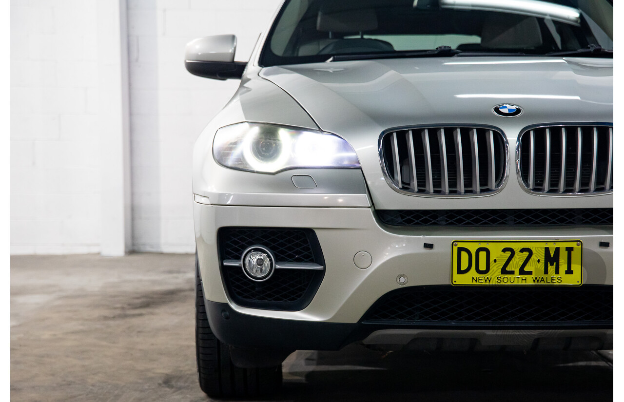 5/2009 BMW X6 X-Drive 50i E71 (AWD) 4d Coupe Mineral Silver Metallic Twin Turbo V8 4.4L