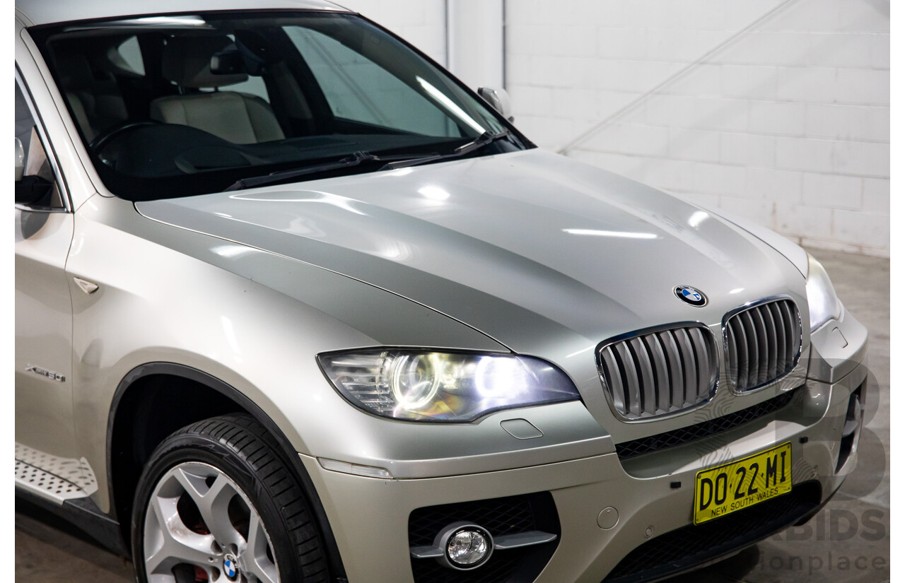 5/2009 BMW X6 X-Drive 50i E71 (AWD) 4d Coupe Mineral Silver Metallic Twin Turbo V8 4.4L