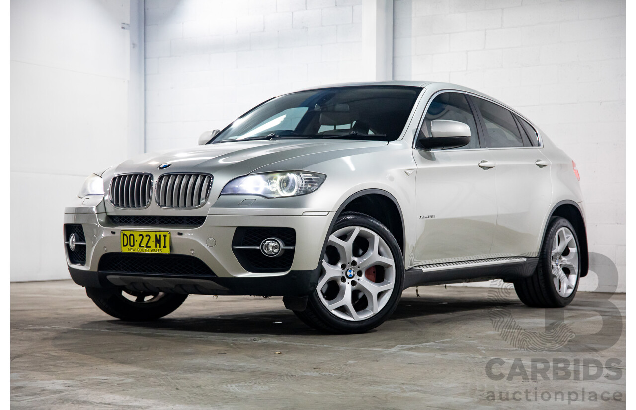 5/2009 BMW X6 X-Drive 50i E71 (AWD) 4d Coupe Mineral Silver Metallic Twin Turbo V8 4.4L