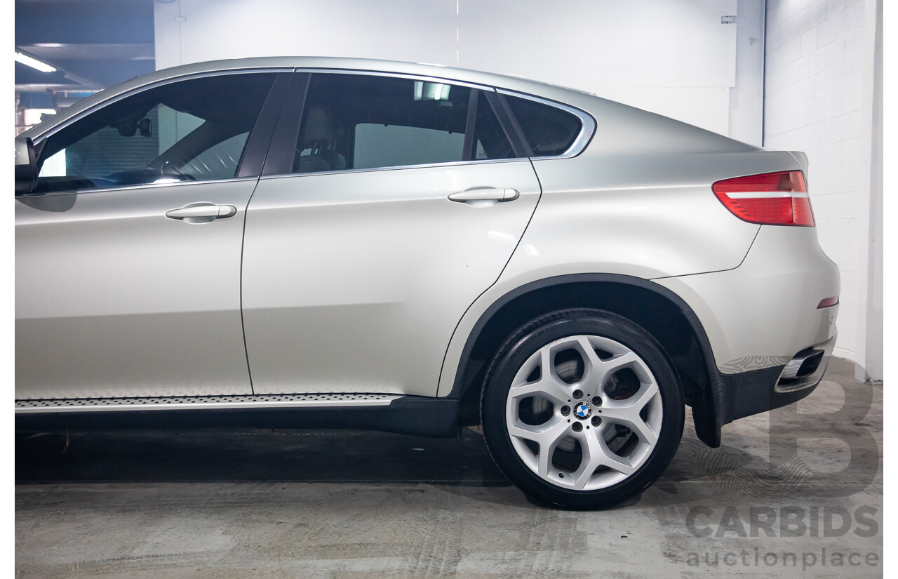 5/2009 BMW X6 X-Drive 50i E71 (AWD) 4d Coupe Mineral Silver Metallic Twin Turbo V8 4.4L