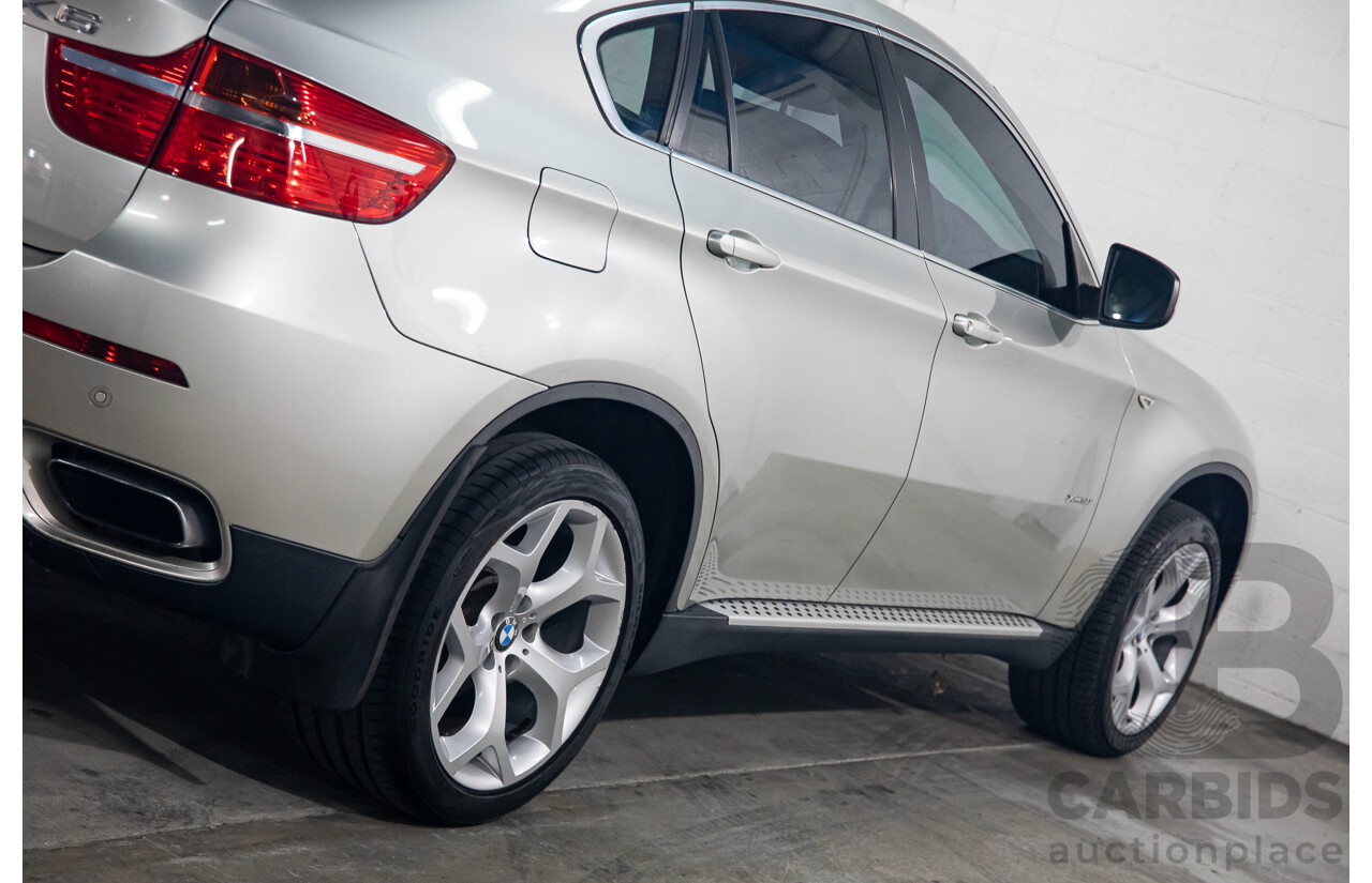 5/2009 BMW X6 X-Drive 50i E71 (AWD) 4d Coupe Mineral Silver Metallic Twin Turbo V8 4.4L