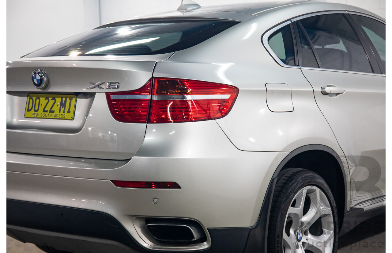 5/2009 BMW X6 X-Drive 50i E71 (AWD) 4d Coupe Mineral Silver Metallic Twin Turbo V8 4.4L