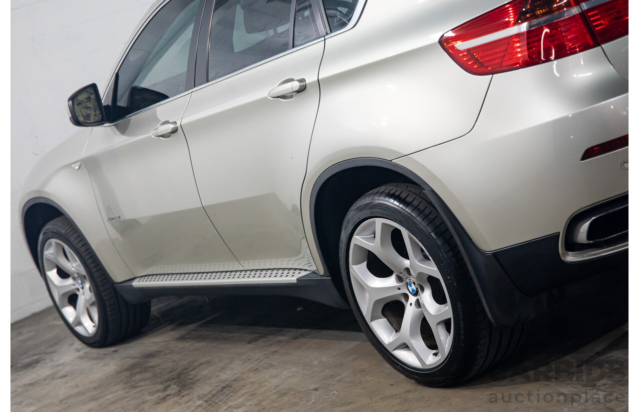 5/2009 BMW X6 X-Drive 50i E71 (AWD) 4d Coupe Mineral Silver Metallic Twin Turbo V8 4.4L