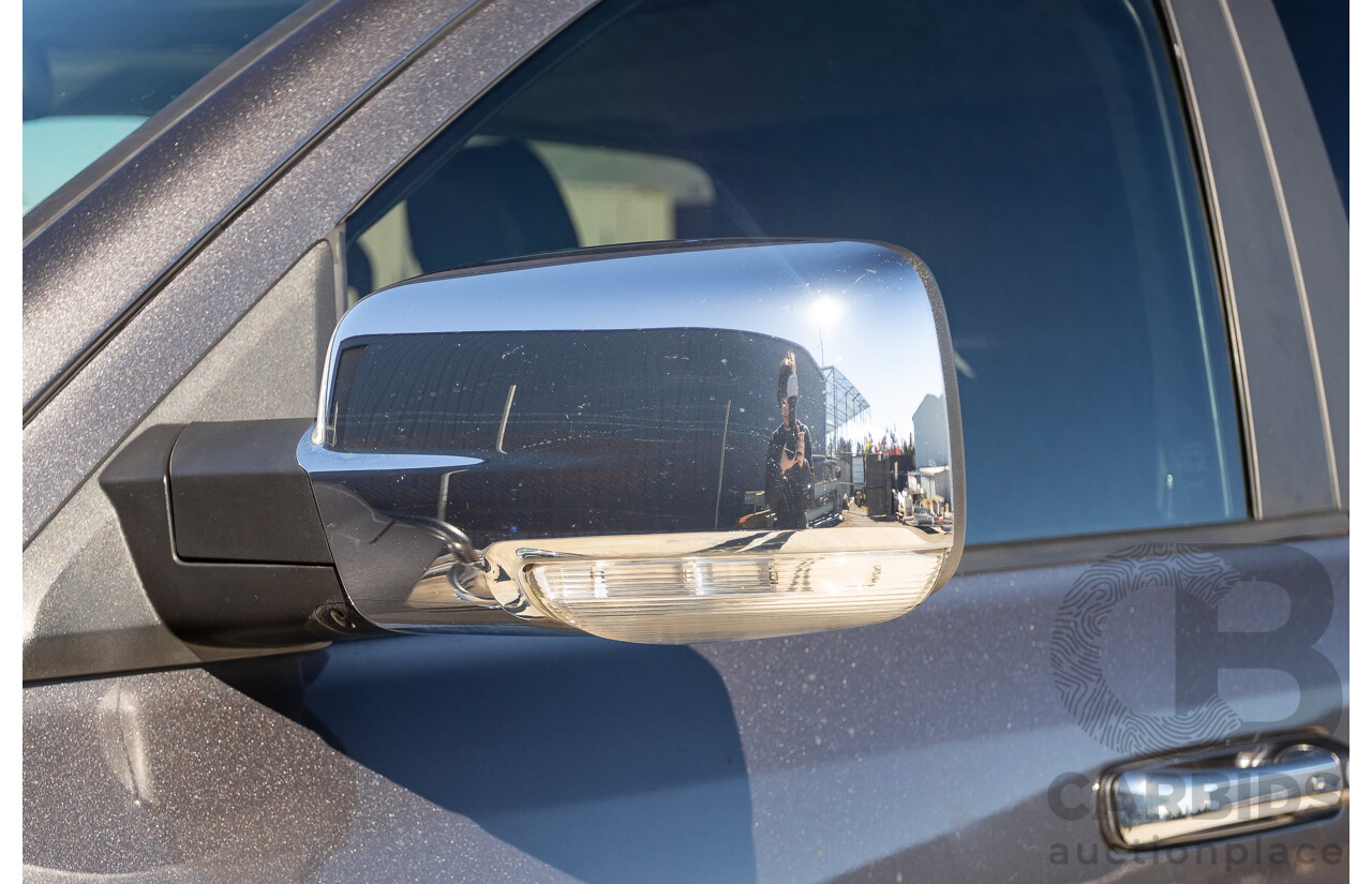 05/2019 Ram 1500 LARAMIE (4x4) FD3.2 W/RAMBOXES MY19 Crew Cab Utility Granite Crystal Metallic Grey 5.7L