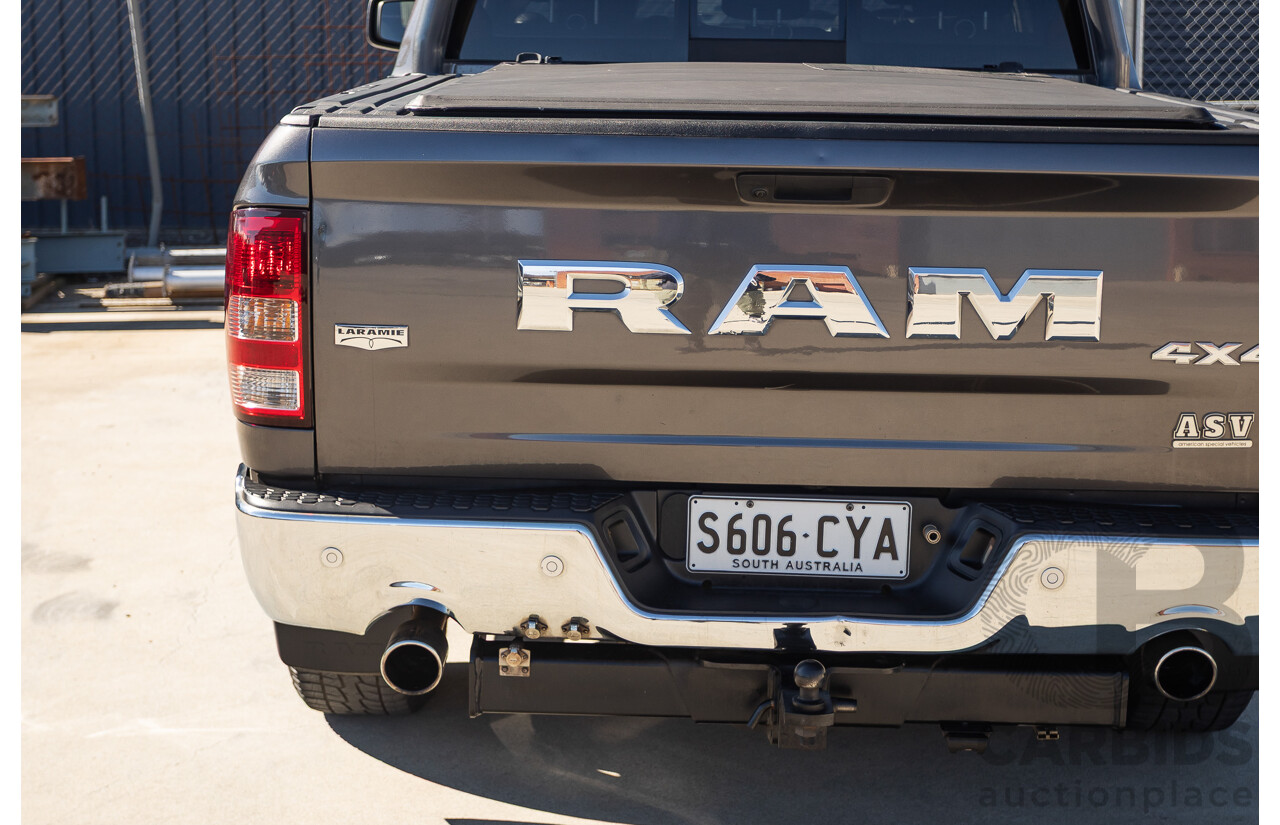 05/2019 Ram 1500 LARAMIE (4x4) FD3.2 W/RAMBOXES MY19 Crew Cab Utility Granite Crystal Metallic Grey 5.7L