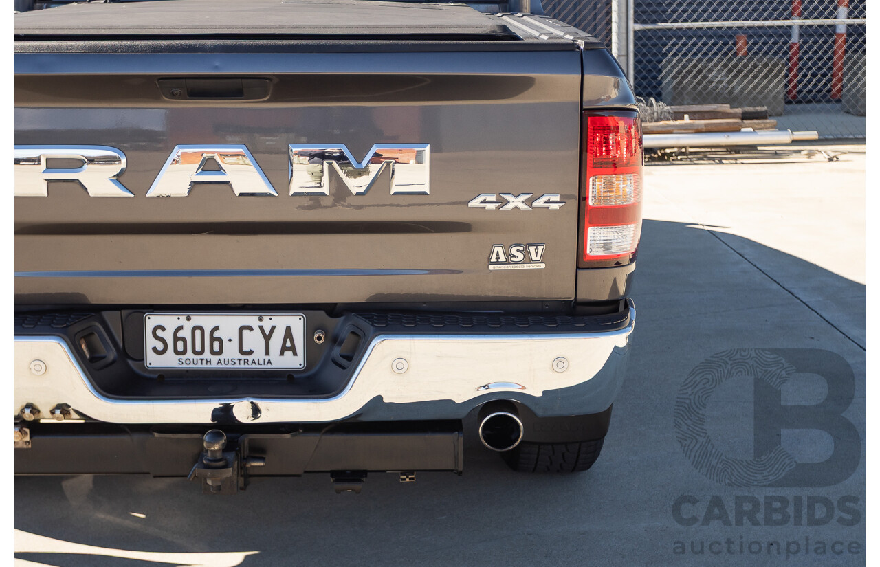 05/2019 Ram 1500 LARAMIE (4x4) FD3.2 W/RAMBOXES MY19 Crew Cab Utility Granite Crystal Metallic Grey 5.7L