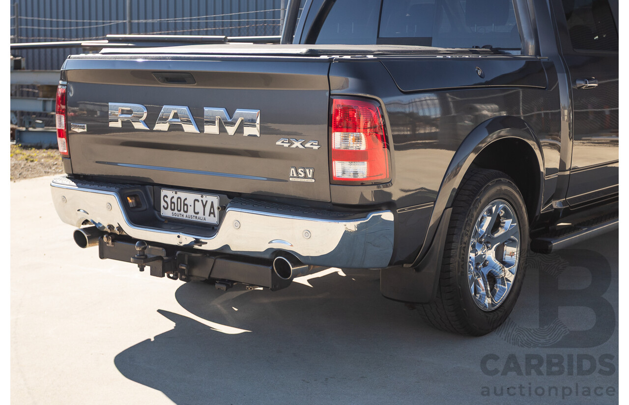 05/2019 Ram 1500 LARAMIE (4x4) FD3.2 W/RAMBOXES MY19 Crew Cab Utility Granite Crystal Metallic Grey 5.7L