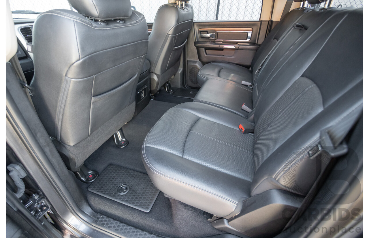 05/2019 Ram 1500 LARAMIE (4x4) FD3.2 W/RAMBOXES MY19 Crew Cab Utility Granite Crystal Metallic Grey 5.7L