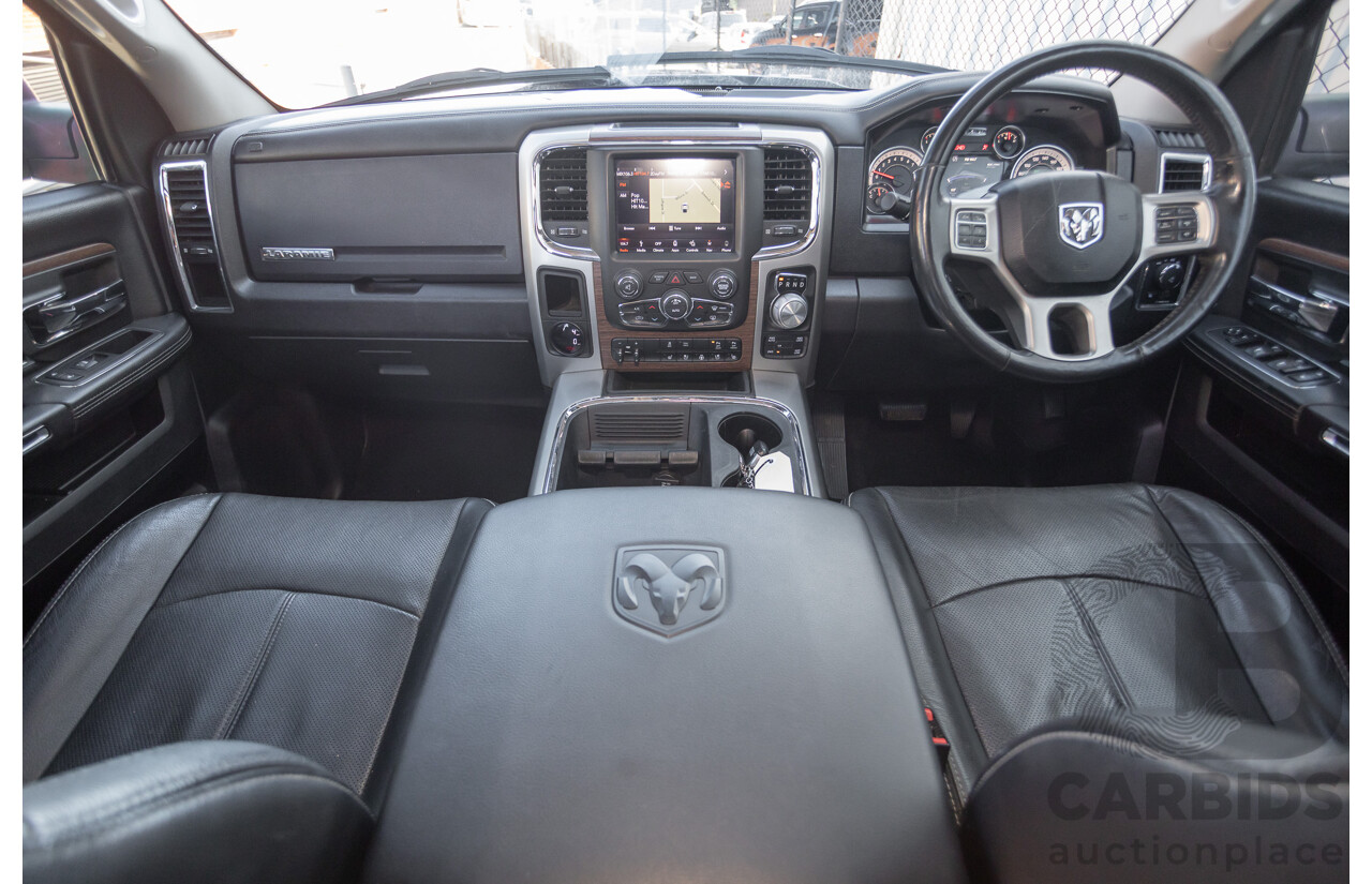 05/2019 Ram 1500 LARAMIE (4x4) FD3.2 W/RAMBOXES MY19 Crew Cab Utility Granite Crystal Metallic Grey 5.7L