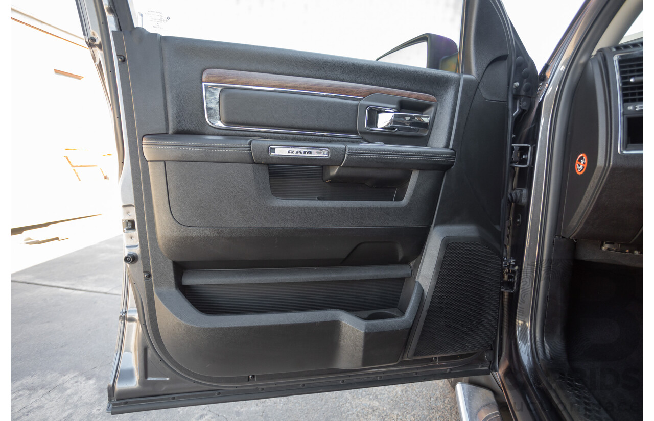 05/2019 Ram 1500 LARAMIE (4x4) FD3.2 W/RAMBOXES MY19 Crew Cab Utility Granite Crystal Metallic Grey 5.7L