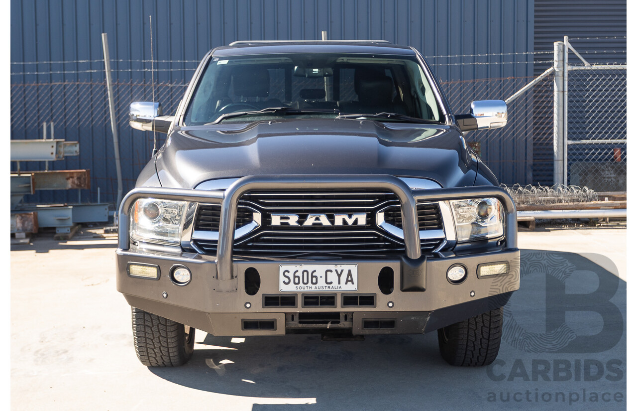 05/2019 Ram 1500 LARAMIE (4x4) FD3.2 W/RAMBOXES MY19 Crew Cab Utility Granite Crystal Metallic Grey 5.7L